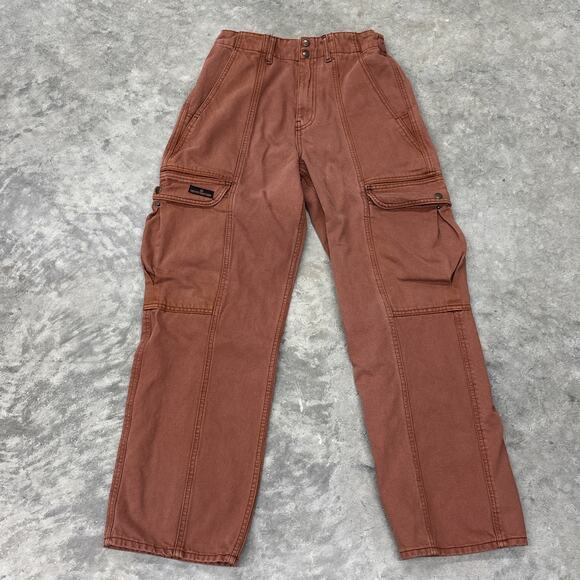 Urban Outfitters Pants - Urban Outfitters BDG Brown High Rise Baggy Cargo Trousers Cargo Pants Size 28